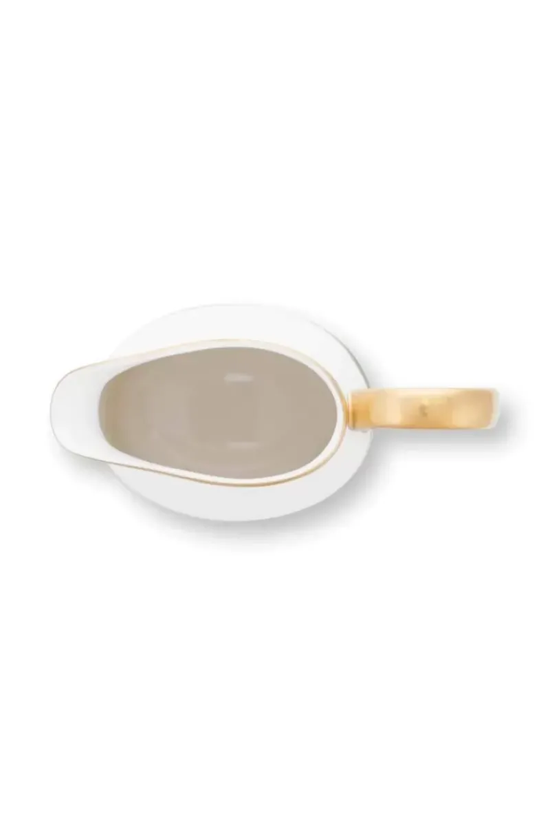 Pip Studio Milchkännchen|Pip Chique Stripes Kanne Klein Rosa/Grun