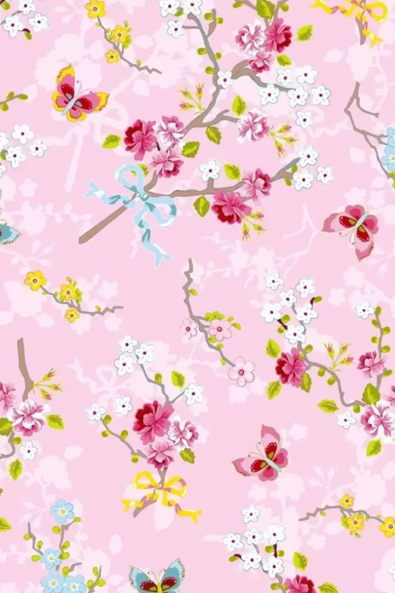 Pip Studio Vliestapete|Chinese Rose Vliestapete Hellrosa