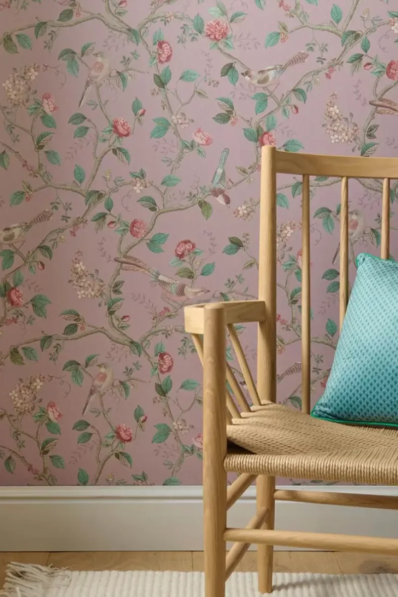 Pip Studio Vliestapete|Good Nightingale Vliestapete Mauve