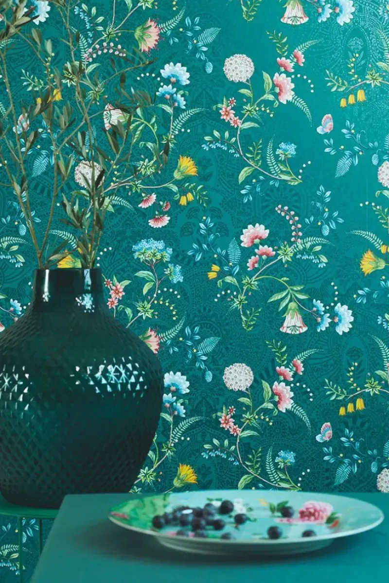 Pip Studio Vliestapete|La Majorelle Vliestapete Dunkel