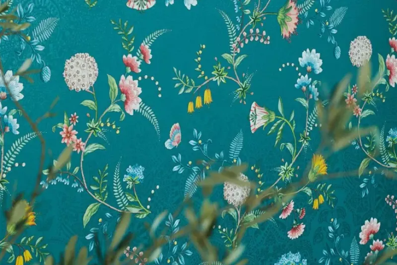 Pip Studio Vliestapete|La Majorelle Vliestapete Dunkel