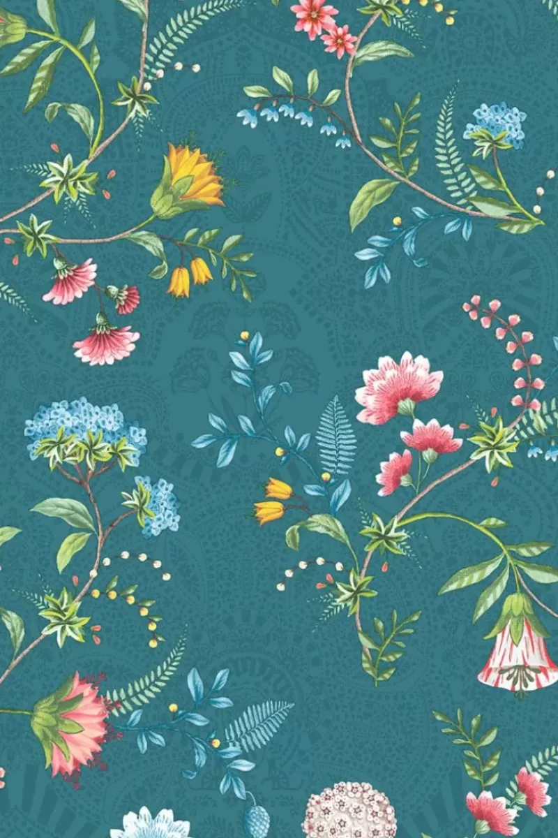 Pip Studio Vliestapete|La Majorelle Vliestapete Dunkel