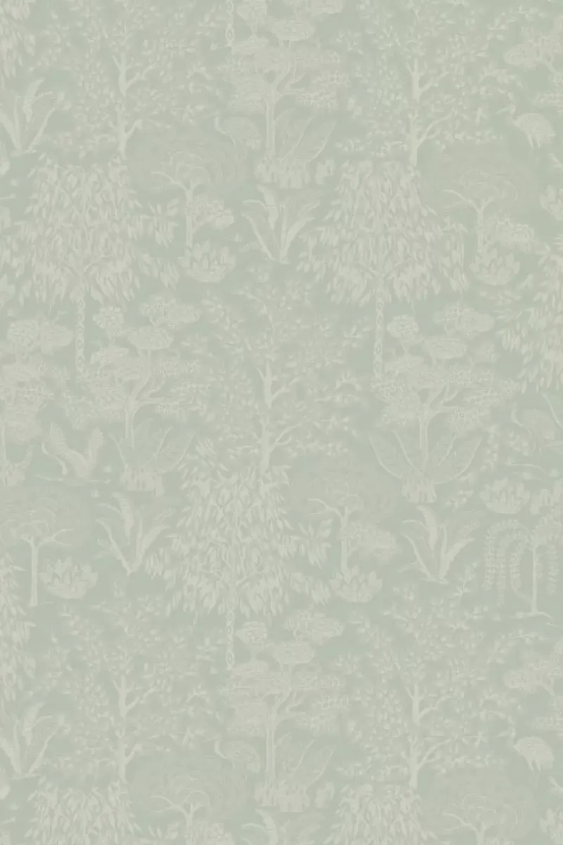 Pip Studio Vliestapete|Origami Tree Vliestapete Hell /Silber