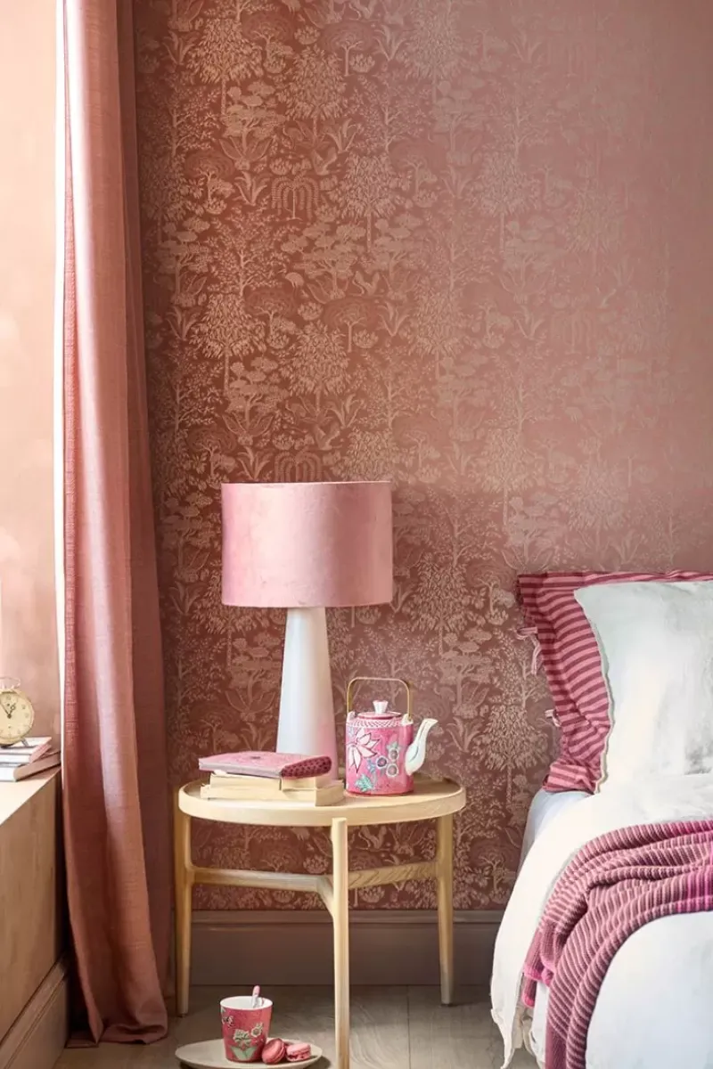 Pip Studio Vliestapete|Origami Tree Vliestapete /Rosegold