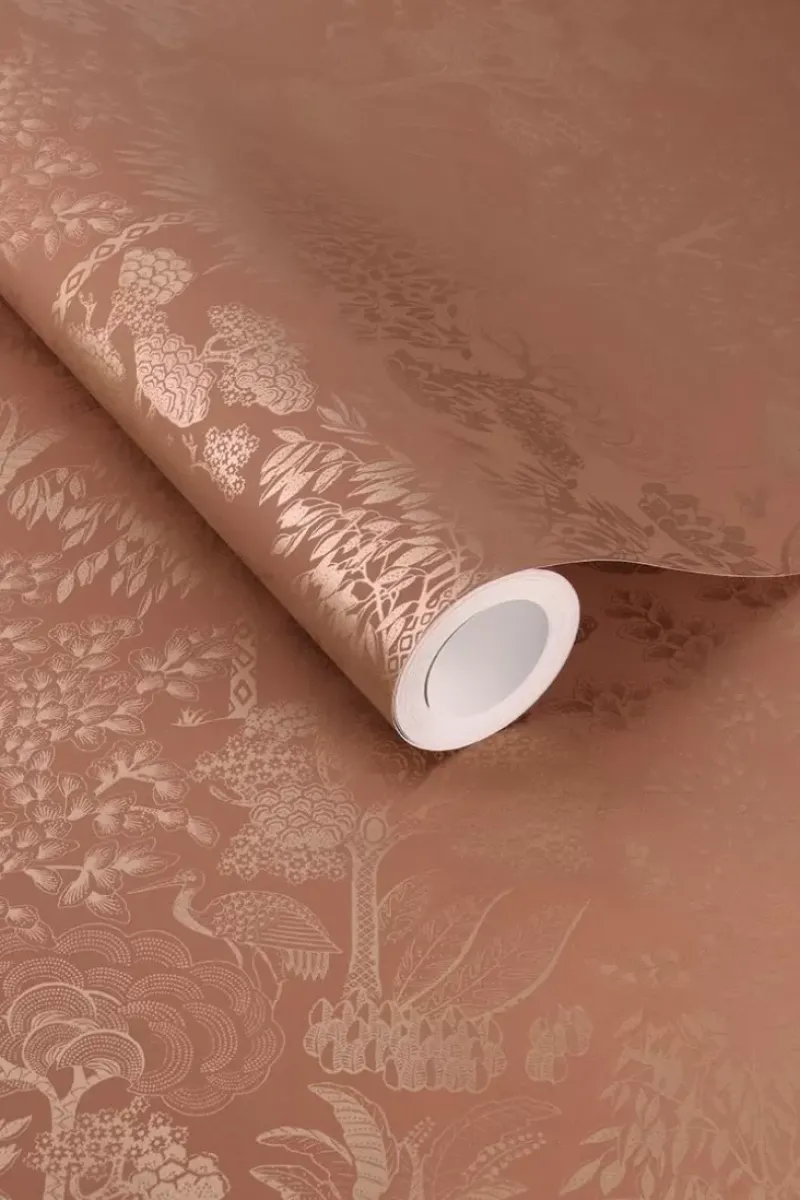 Pip Studio Vliestapete|Origami Tree Vliestapete /Rosegold