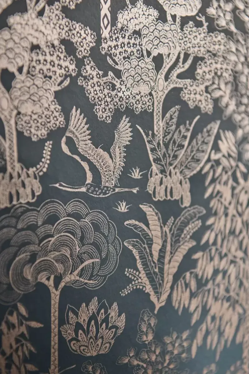 Pip Studio Vliestapete|Origami Tree Vliestapete Dunkel /Rosegold