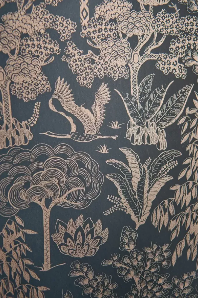 Pip Studio Vliestapete|Origami Tree Vliestapete Dunkel /Rosegold