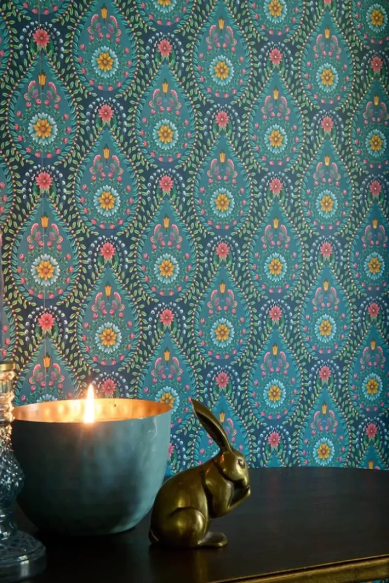 Pip Studio Vliestapete|Raindrops Vliestapete Dunkel