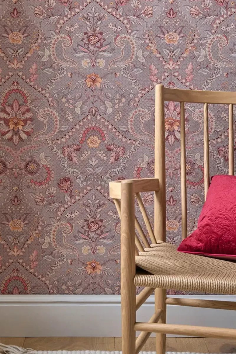 Pip Studio Vinyltapete|Saluti Vinyltapete Mauve