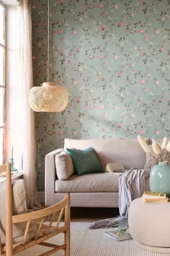 Pip Studio Vliestapete|Tokyo Blossom Vliestapete Jade