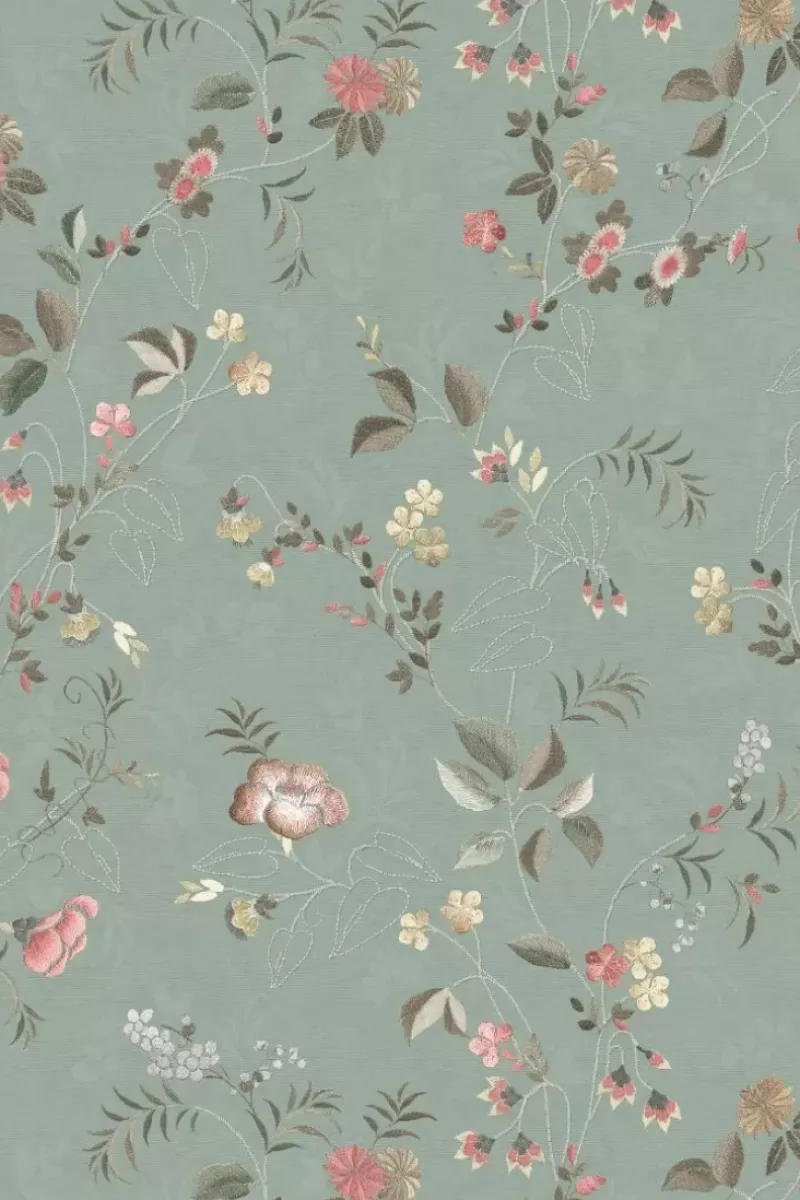 Pip Studio Vliestapete|Tokyo Blossom Vliestapete Jade