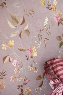 Pip Studio Vliestapete|Tokyo Blossom Vliestapete Rosa Mauve
