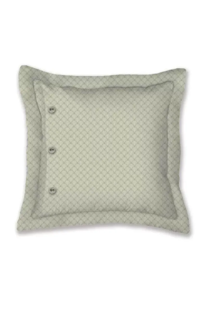 Pip Studio Zierkissen|Quadratisches Zierkissen Toscana Grun