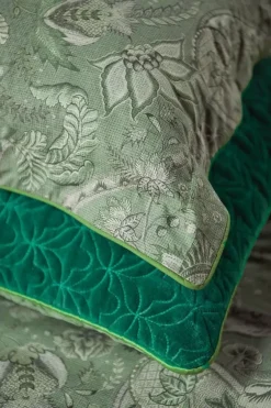 Pip Studio Zierkissen|Quadratisches Zierkissen Kyoto Nights Grun