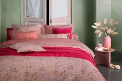 Pip Studio Bettkissen|Quadratisches Zierkissen Tokyo Blossom Hellrosa