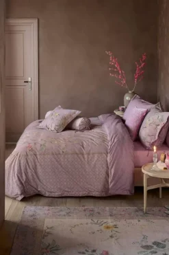 Pip Studio Bettkissen|Quadratisches Zierkissen Autunno Lila