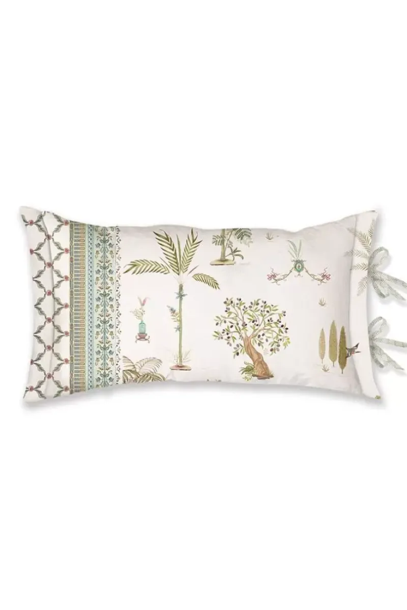 Pip Studio Bettkissen|Rechteckige Zierkissen Giardini Di Frutta Weiss