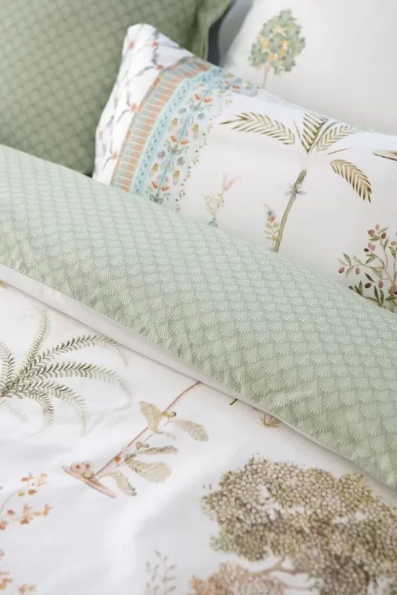 Pip Studio Bettkissen|Rechteckige Zierkissen Giardini Di Frutta Weiss