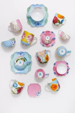Pip Studio Espresso Tasse|Royal Multi Espressotasse & Untertasse Rosa