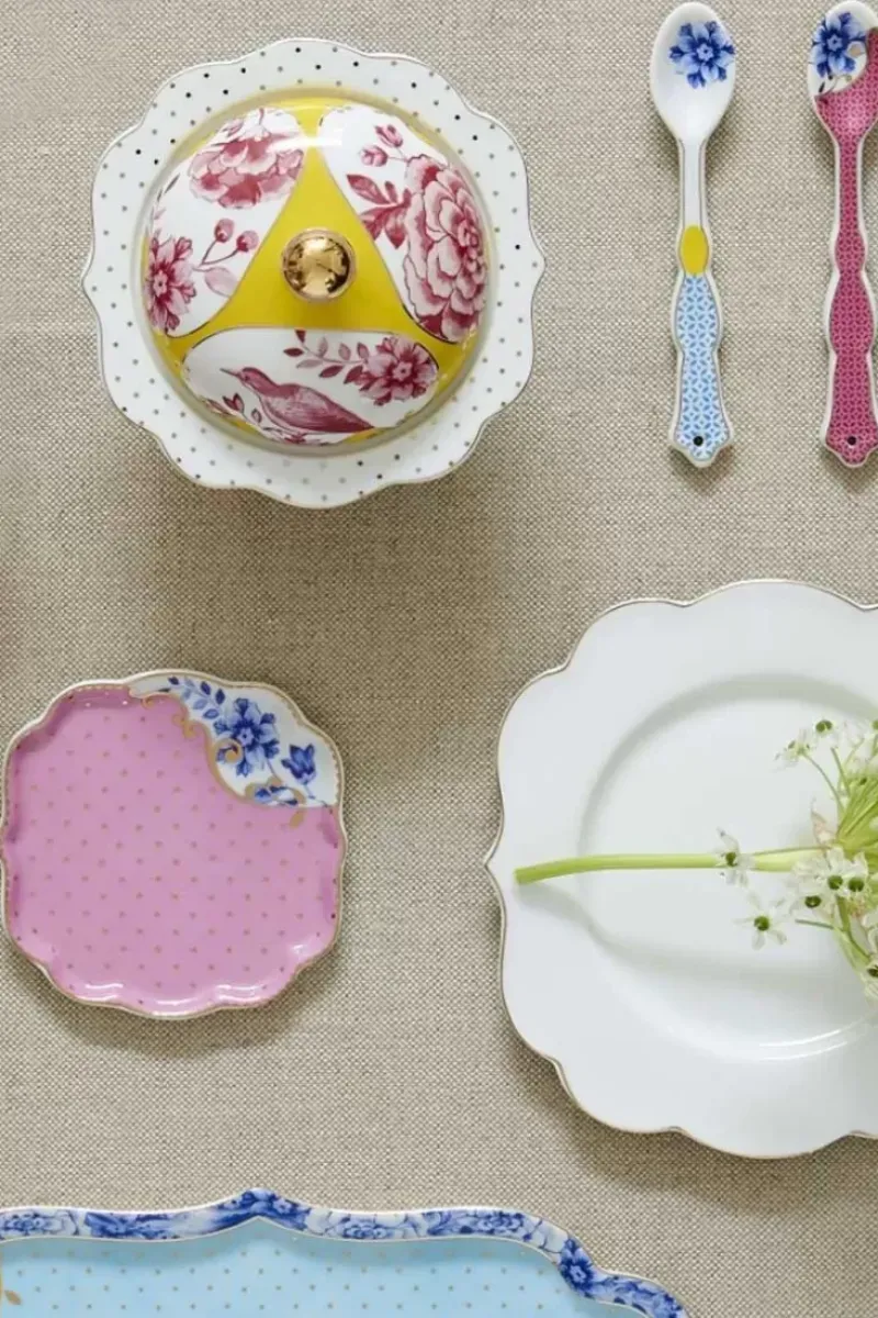 Pip Studio Teebeutelablage|Royal Multi Teebeutelablage Rosa 10 Cm