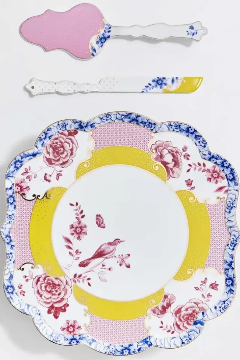 Pip Studio Porzellan Sets|Royal Multi Tortenheber & Messer