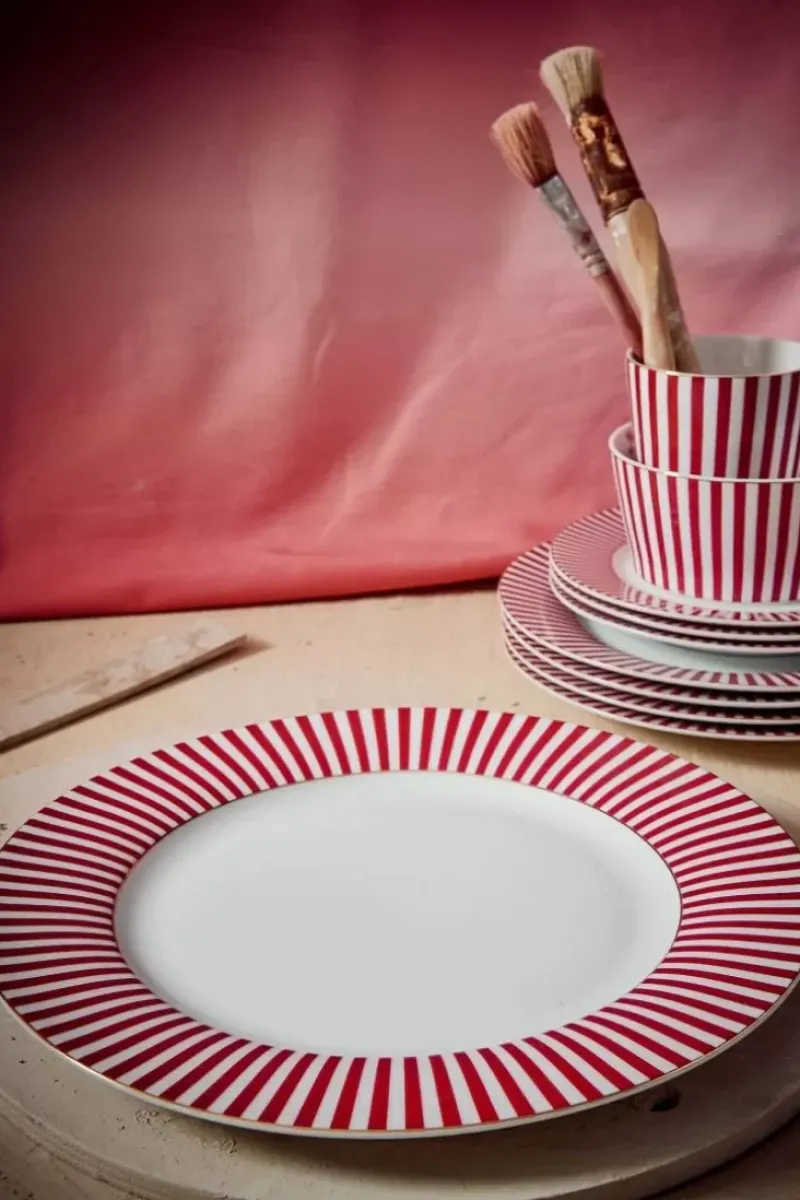 Pip Studio Essteller|Royal Stripes Essteller Dunkel 26.5Cm