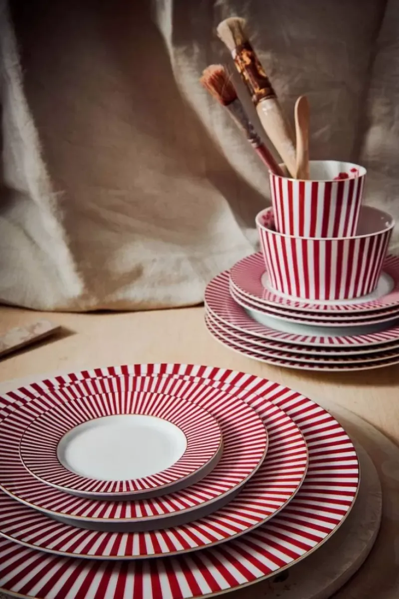 Pip Studio Essteller|Royal Stripes Essteller Dunkel 26.5Cm