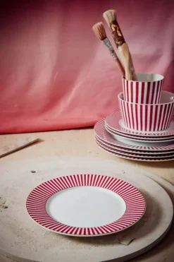 Pip Studio Gebäckteller|Royal Stripes Gebäckteller Dunkel 17Cm