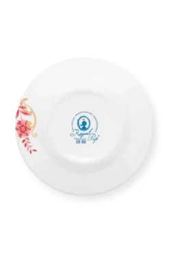 Pip Studio Gebäckteller|Royal Stripes Petit Four Dunkelrosa 12Cm