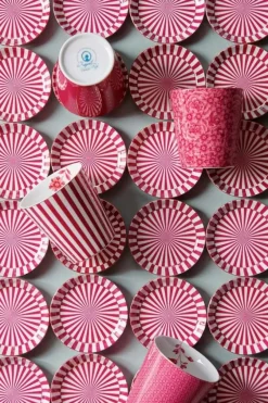 Pip Studio Porzellan Sets|Royal Stripes Tasse & Teebeutelablage Dunkel