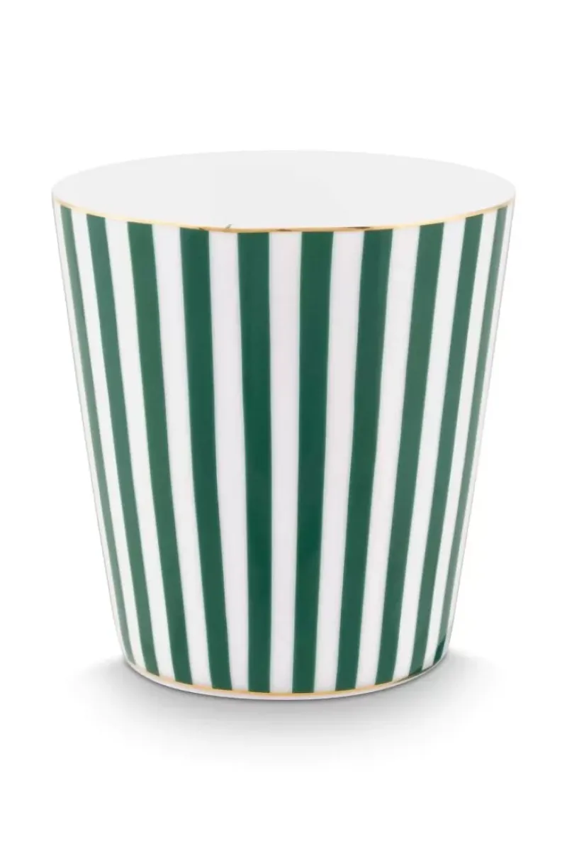 Pip Studio Porzellan Sets|Royal Stripes Tasse & Teebeutelablage