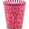 Pip Studio Teetassen|Royal Stripes Tasse Blumen & Teebeutelablage Dunkel