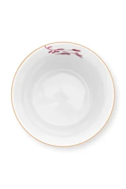 Pip Studio Teetassen|Royal Stripes Tasse Blumen & Teebeutelablage Dunkel