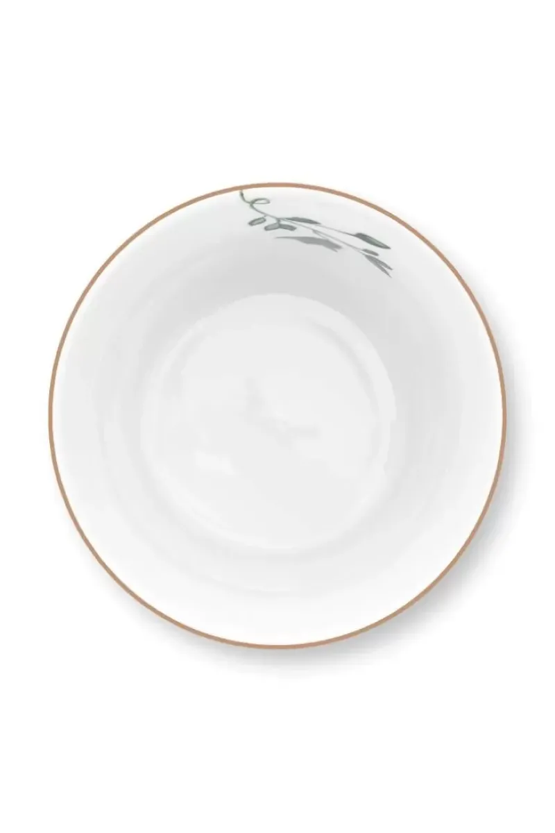 Pip Studio Porzellan Sets|Royal Stripes Tasse Blumen & Teebeutelablage