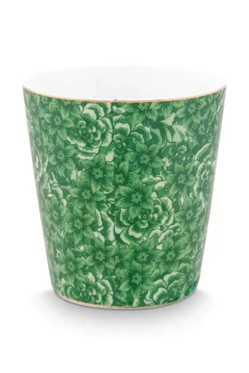 Pip Studio Porzellan Sets|Royal Stripes Tasse Blumen & Teebeutelablage