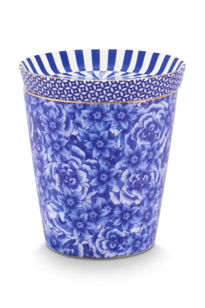 Pip Studio Porzellan Sets|Royal Stripes Tasse Blumen & Teebeutelablage