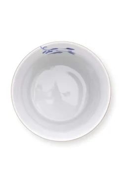 Pip Studio Porzellan Sets|Royal Stripes Tasse Blumen & Teebeutelablage