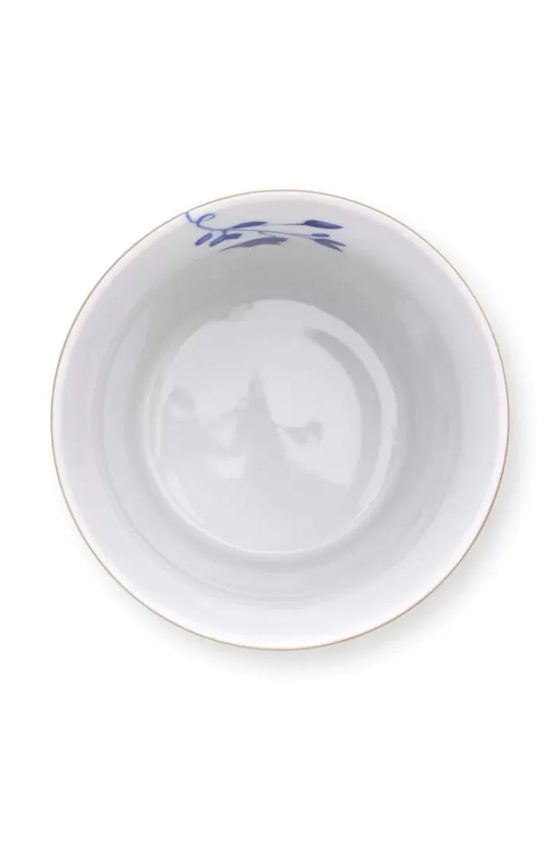 Pip Studio Porzellan Sets|Royal Stripes Tasse Blumen & Teebeutelablage