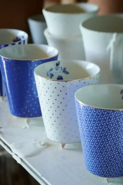 Pip Studio Kaffeetassen|Royal Stripes Tasse Dots