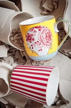 Pip Studio Kaffeetassen|Royal Stripes Tasse Dunkel