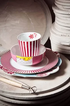 Pip Studio Kaffeetassen|Royal Stripes Tasse Dunkel