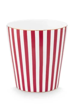 Pip Studio Kaffeetassen|Royal Stripes Tasse Dunkel