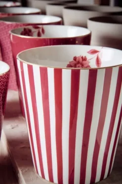 Pip Studio Kaffeetassen|Royal Stripes Tasse Dunkel