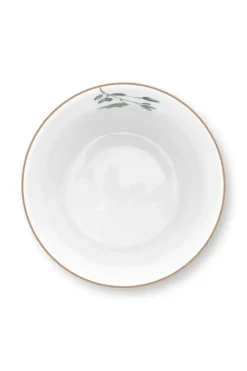 Pip Studio Porzellan Sets|Royal Stripes Tasse Fliesen & Teebeutelablage Grun