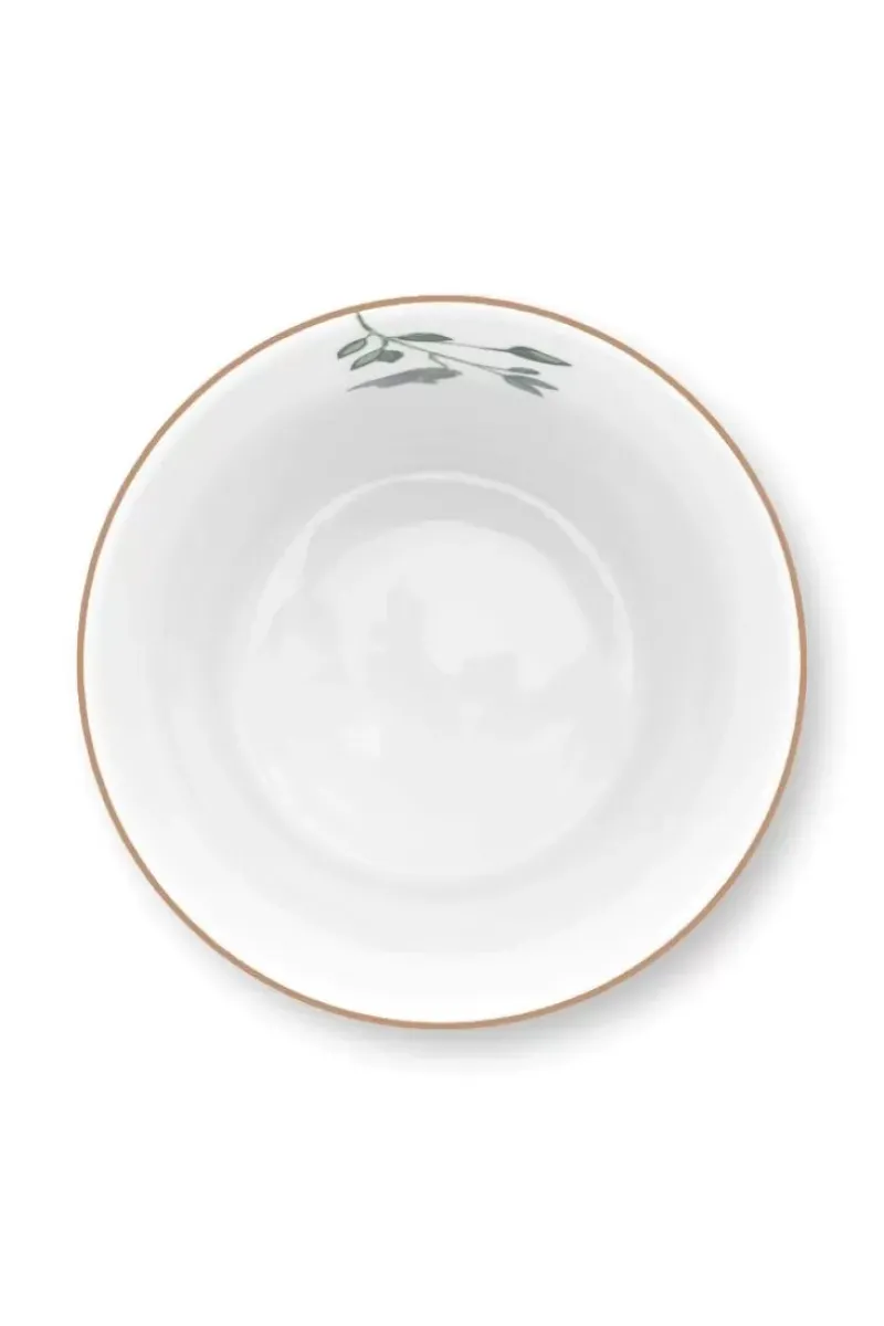 Pip Studio Porzellan Sets|Royal Stripes Tasse Fliesen & Teebeutelablage Grun