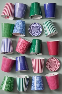 Pip Studio Porzellan Sets|Royal Stripes Tasse Fliesen & Teebeutelablage Grun