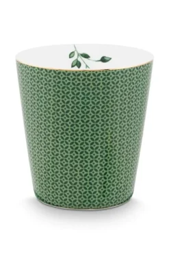 Pip Studio Porzellan Sets|Royal Stripes Tasse Fliesen & Teebeutelablage Grun