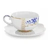 Pip Studio Tasse & Untertasse|Royal White Espresso Tasse & Untertasse