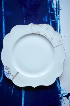 Pip Studio Essteller|Royal White Essteller Golden Dots 28 Cm