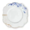 Pip Studio Frühstücksteller|Royal White Frühstücksteller Golden Dots 23,5 Cm